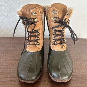 Sperry Saltwater Alpine Duck Boots sz 8 Like new